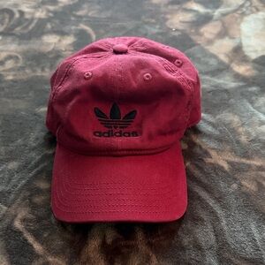 Adidas Maroon Cap with Black Logo